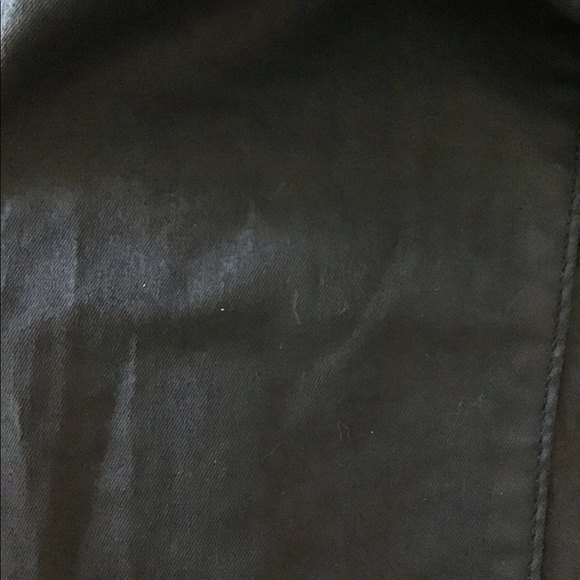 Zara Black Coated Baggy Paperbag Waist Pants 2 - Picture 10 of 11